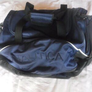 Nautica Mens Blue Duffle Bag